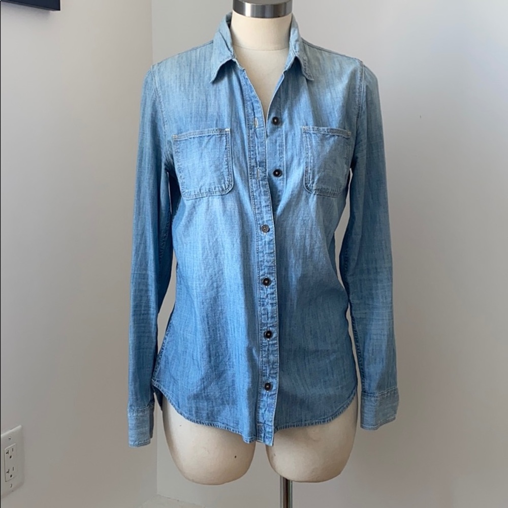 Lucky brand denim button down